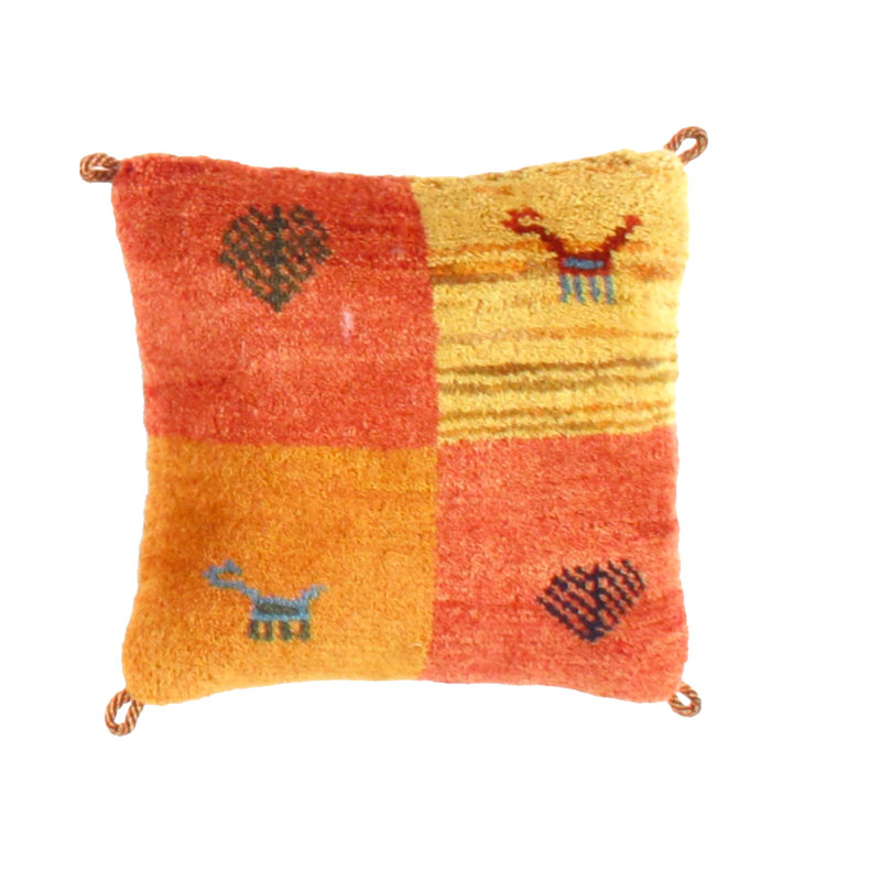 Bernson Embroidered Wool Blend Throw Pillow