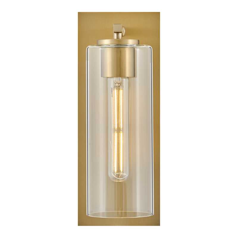 Chimere Steel Armed Sconce, Lacquered Brass