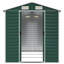 Brindy Garden Shed Green 191 x 300 x 198 cm Galvanised Steel