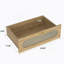 Commode 6 tiroirs en bois pour chambre à coucher, grande commode double avec tiroirs larges