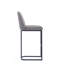 Tabouret de bar en cuir taupe Serena-97344298-97344301