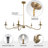 Grimbly 5 - Light Steel Dimmable Chandelier-690000287