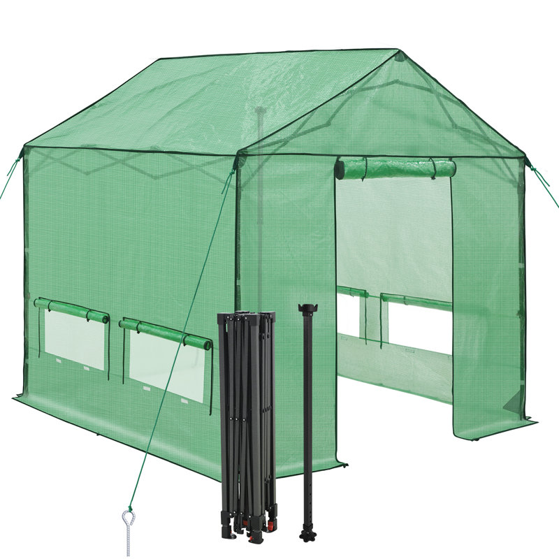 Serre 10 po x 10 po, H 8,5 pi x l 10 pi x P 10 pi