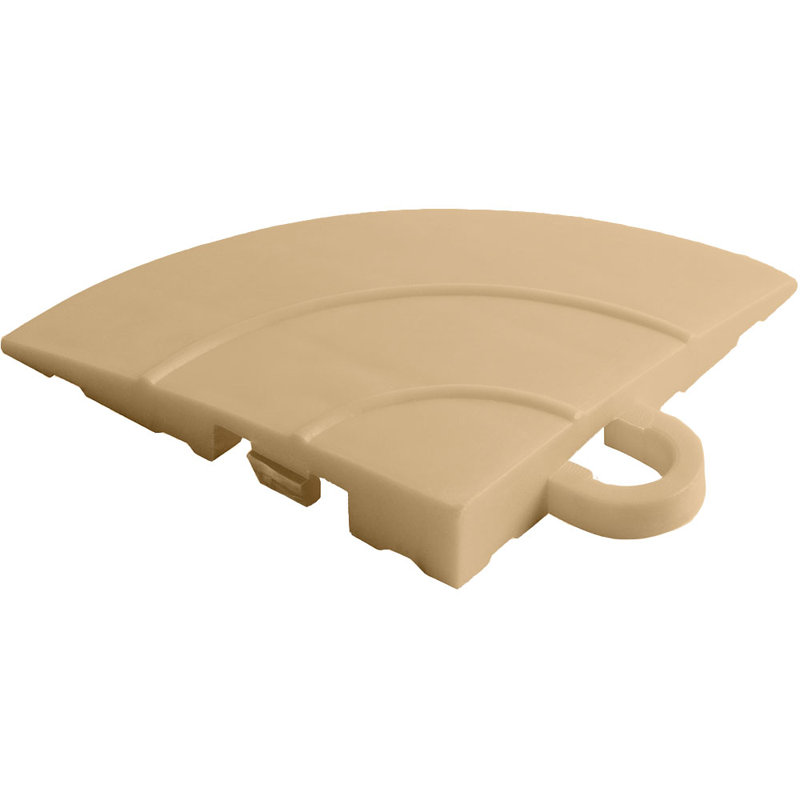 4.5" x 2.75" Swisstrax 12-Series Corner Piece (Set of 4), Mocha Java
