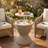 Resin Outdoor Ice Bucket With Extendable Tabletop-1793739714