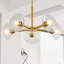 Luminaire suspendu en or de conception moderne pour les maisons en fer style Mid-Century