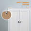Freestanding 4-Door Kitchen Pantry-520136438