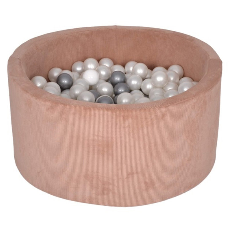 Eco Ball Pit - 90 x 27 x 5 cm with 200 x 6 cm Balls, Pink
