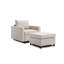 Canapé modulaire à siège simple avec repose-pieds-1213380492