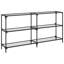 Console Table With Glass Top Steel-588766941-588766930