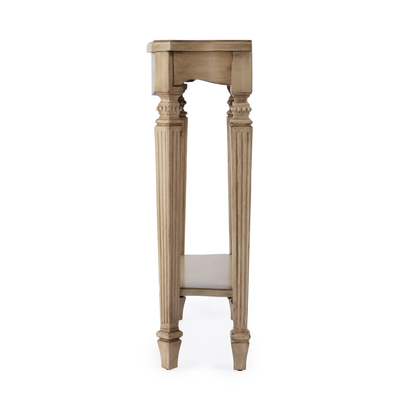 Cheshire Ballerina 22" Console Table, Antique Beige