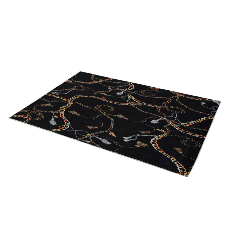 Tapis d'entrée de qualité supérieure, impression numérique 3D, 39,4 x 59,1 pouces | 100% polyester, antibactérien, antidérapant | Hauteur des poils: 0,04 po, lavable à la machine, idéale pour décorer le salon et le vestibule