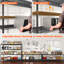 Shynar 60"W Shelving Unit, Heavy-duty Storage Shelves for Kitchen, Adjustable Garage Shelving-906978372