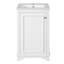 Meuble-lavabo de 20 po avec lavabo en céramique-120273539