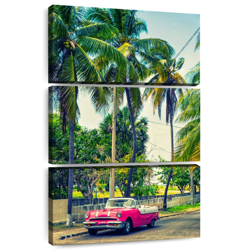 Voiture classique Mehar à Cuba, H 32 po x l 20 po
