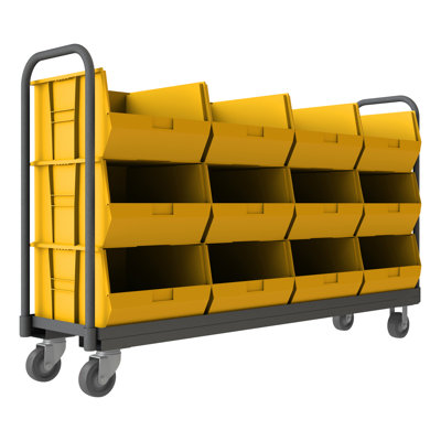 Étagère de rangement H 47,38 po x l 77,31 po x P 18,75 po