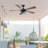 52" Tiream 5 - Blade Reversible Ceiling Fan with Remote and Light Kit