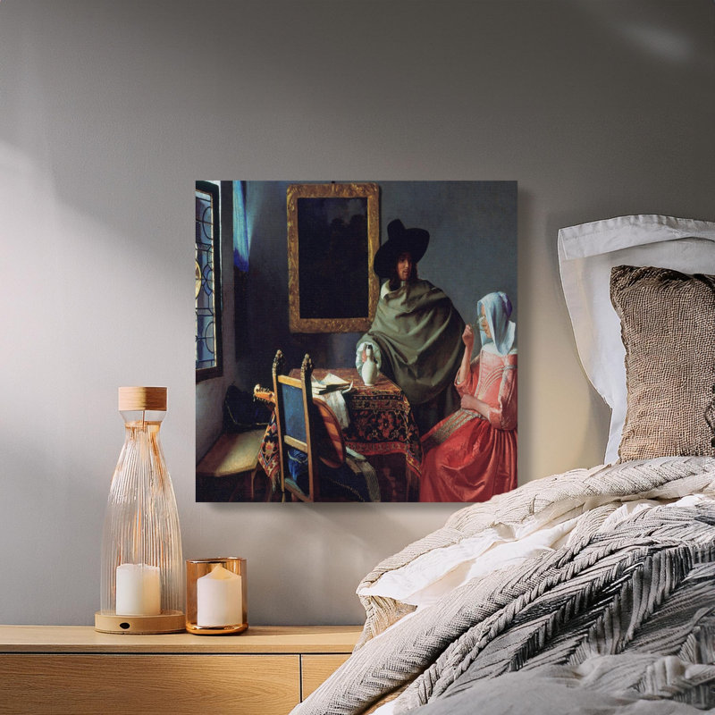 Janesville 1 Piece Wrapped Canvas Wall Art Set, 24x24