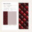 Papier peint décoratif texturé rouge à motif géométrique rouge