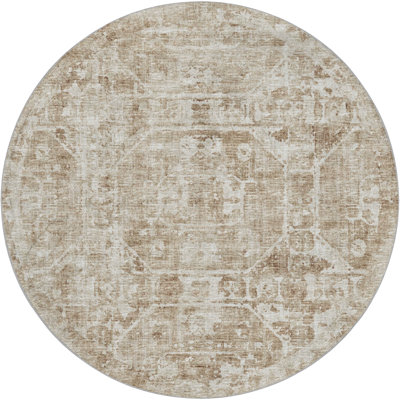 Premium Machine Washable Dream Shag Tribal Medallion Rug