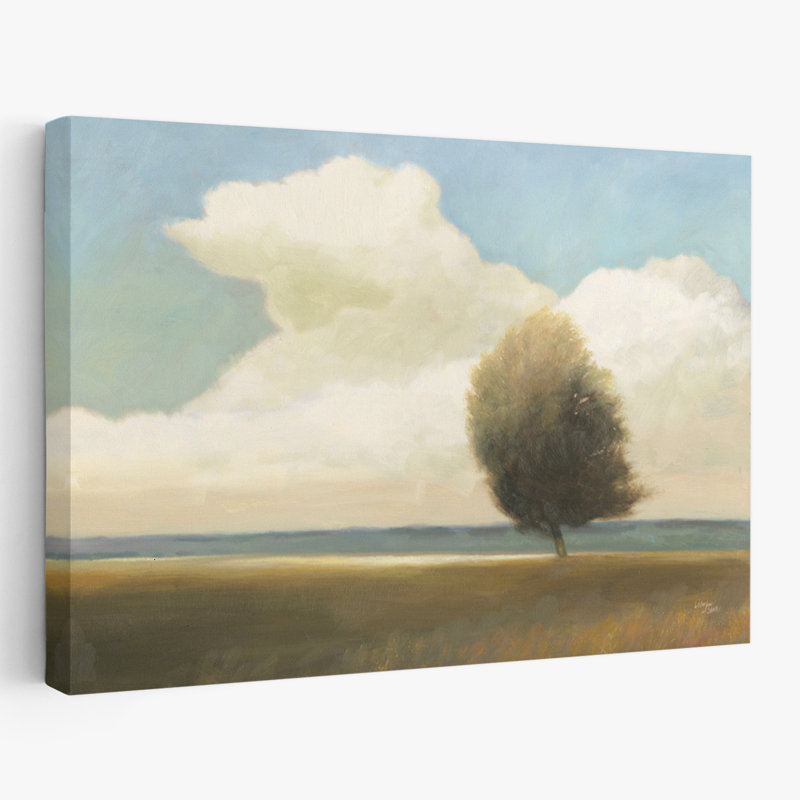 Arbre contemporain soufflé au vent, H 48 po x l 32 po