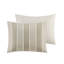 Ensembles de literie en coton confortables pour grand lit à rayures