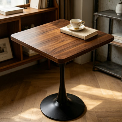 Table de salle à manger Mid-Century moderne carrée Tulip
