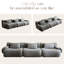 Canapé modulaire Comfy 3, gris-190235581