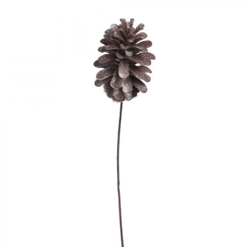 Brown Pinecone Stem Faux Plants And Trees