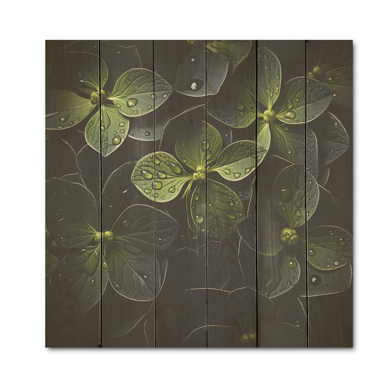 Noir «Allure», art mural sur bois de pin naturel, H 15 po x l 15 po