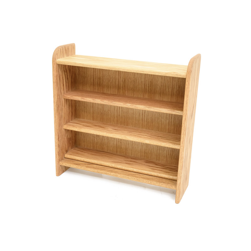 Support à CD en bois de style tablette - Série 02, H 24,25 po x l 24,25 po x P 7,25 po, Naturel