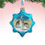 Keepsake Wolves in The Winter Moon Glass Ornament