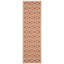 Tapis intérieur / extérieur terre cuite / beige Arneshia-1666351050