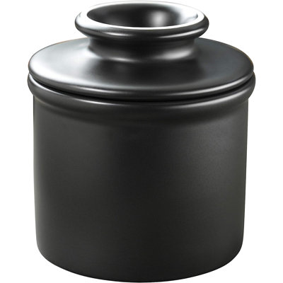 Butter Bell - The Original Butter Bell Crock, Classic Matte Collection, Ebony Matte