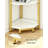 Corner shelf, corner bookshelf storage, vertical shelf-136882780