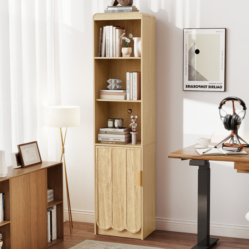 Armoire de salle de bain autoportante, Naturel