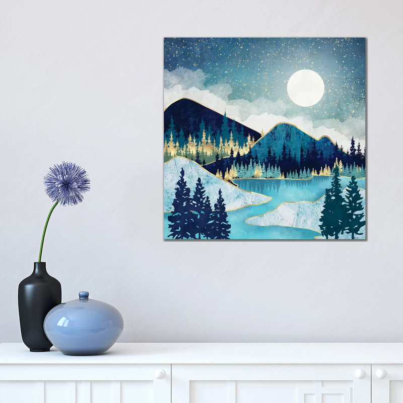 Morning Stars - Wrapped Canvas Print, 45.72 cm H x 45.72 cm W x 3.175 cm D