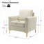 Cedarpoint Upholstered Velvet Tufted Club Chair-1591396119