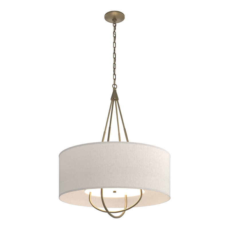 Loop 4 - Light Chandelier, Soft Gold, Flax, Soft Gold