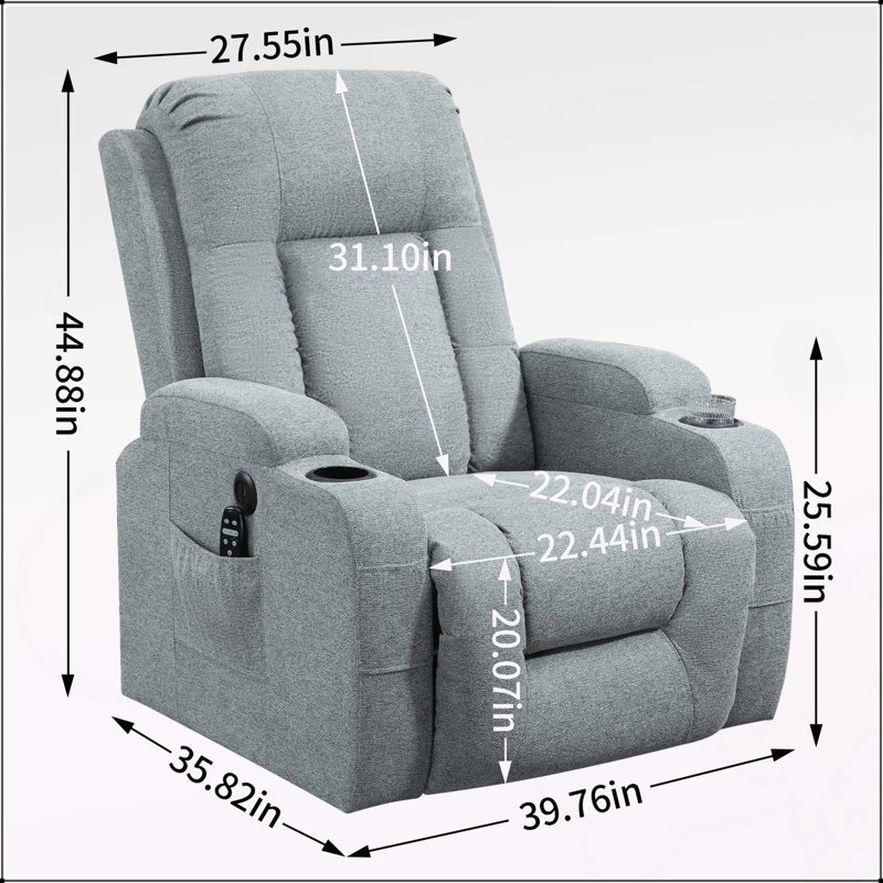 Fauteuil inclinable Infinity Position, Gris