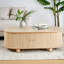 Smart Storage MDF Design ovale pour l'élégance du salon