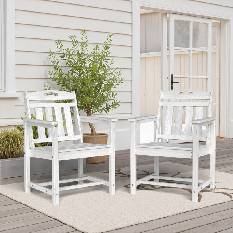Chaises de patio pour l'extérieur, Blanc