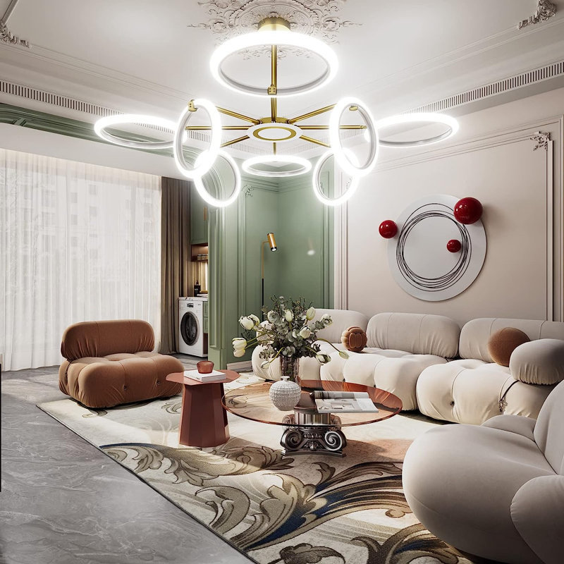 Dayvon LED Semi Flush Mount