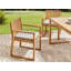 Adamina 8 - Person Acacia Patio Dining Set with Rectangular Table , Cushions Included-1126993784