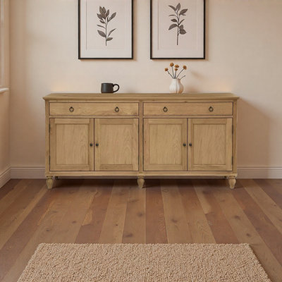 American-style distressed storage cabinet