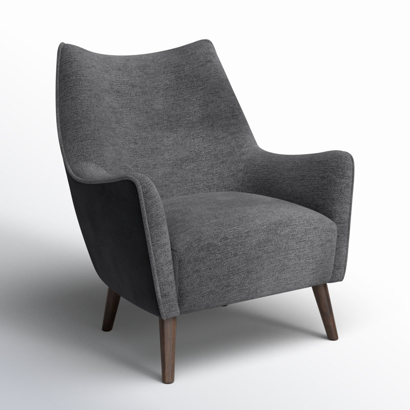 Sorrel Tufted Lounge Chair, Black