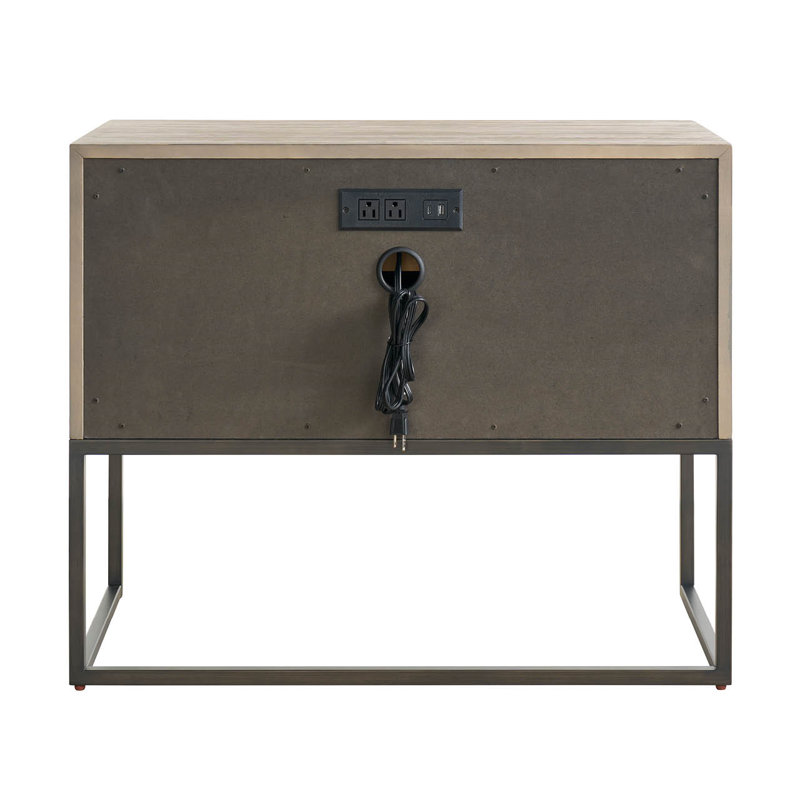 Dwell 2 - Drawer Nightstand, Brown