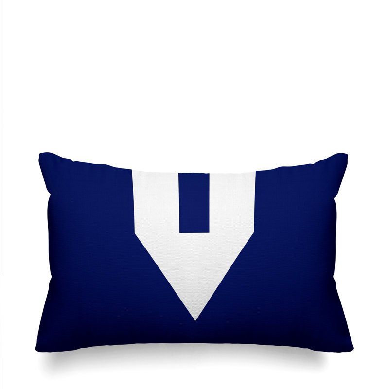 Coussin lombaire intérieur / extérieur Luella, Bleu marine
