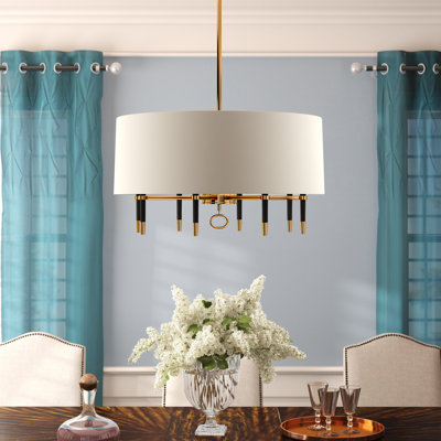 Langford 6 Light Unique Drum Chandelier