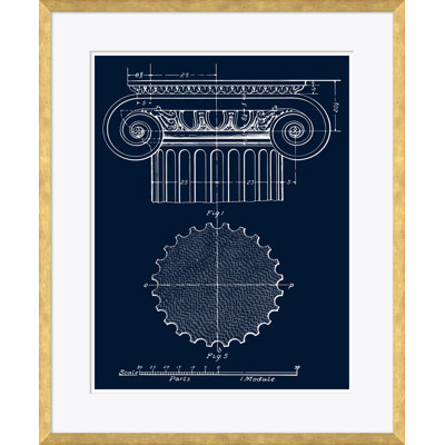 Blue Ionic 5 Framed